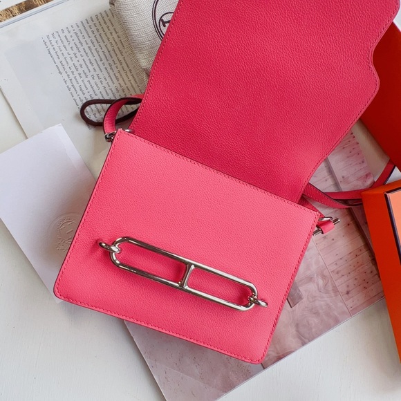 Hermes Roulis Mini Silver Bag 8W - Picture 8 of 9